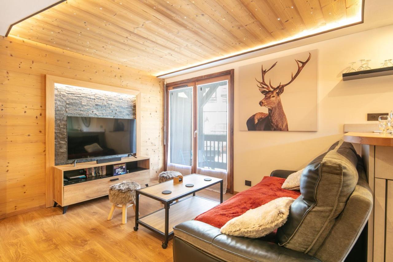 Apartamento Le Cerf Des Alpages - Appt Cosy Pour 2 La Giettaz Exterior foto